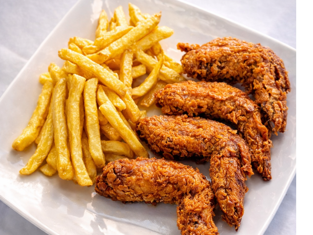 Combo  alitas completas de pollo Crispy