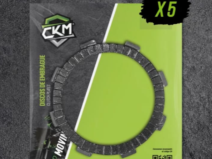 DISCO DE EMBRAGUE X5 RX/TITAN 150/TODAY/YBR 125 CHINA CKM