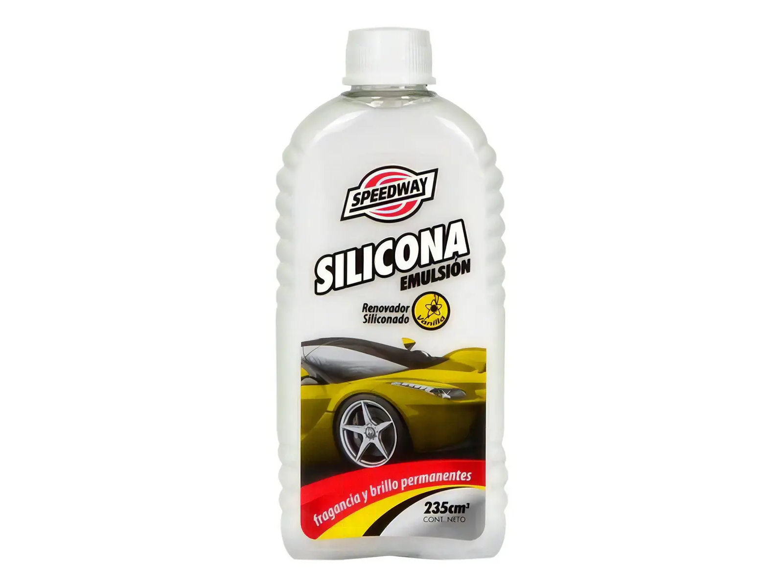 Silicona Emulsión Para Auto Speedway X 235 Cc Blanco