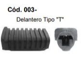 GOMA POSAPIE DELANTERO - TIPO T