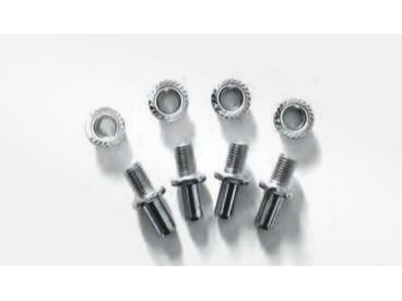 REPARACION CORONA - CG 125 / RX 150 ( 4 PERNOS 9 mm + TUERCAS FLANJE