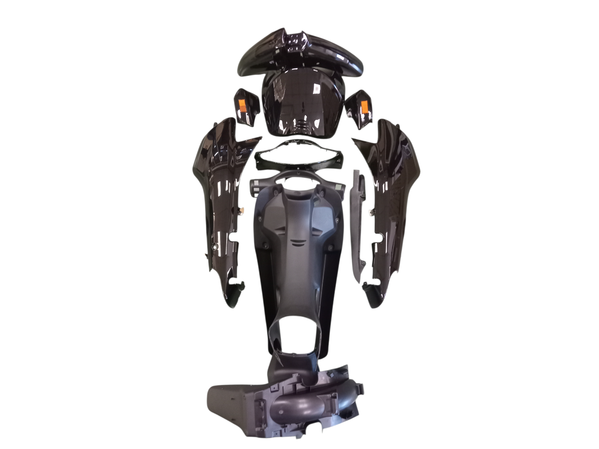 KIT PLASTICOS COMP NEGRO 12PCS