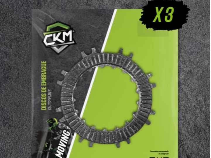 DISCO EMBRAGUE x3 CKM