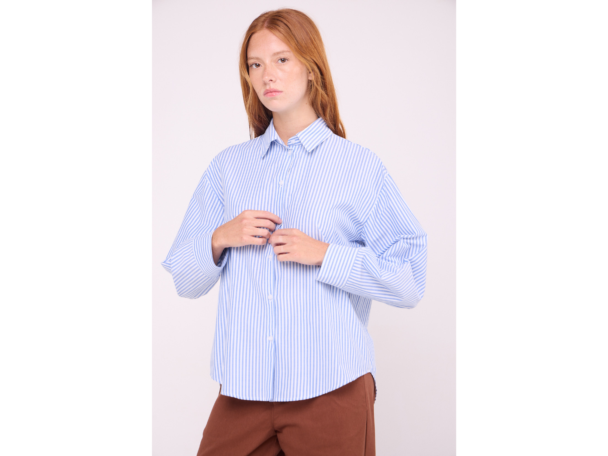 Camisa Nilo Rayas Azul
