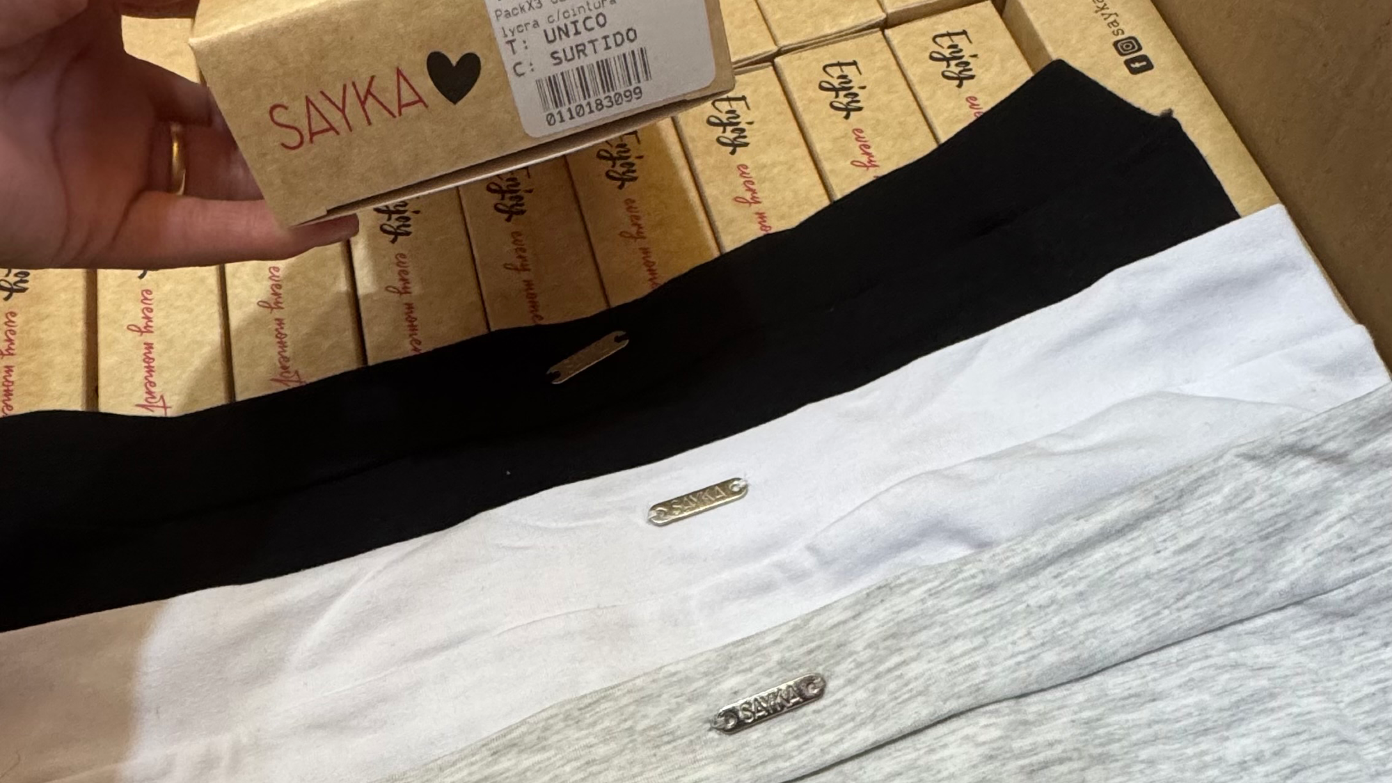 SAYKA packx3 LOS PRECIOS SON POR MAYOR MÍNIMO 5 pack surtidos o iguales