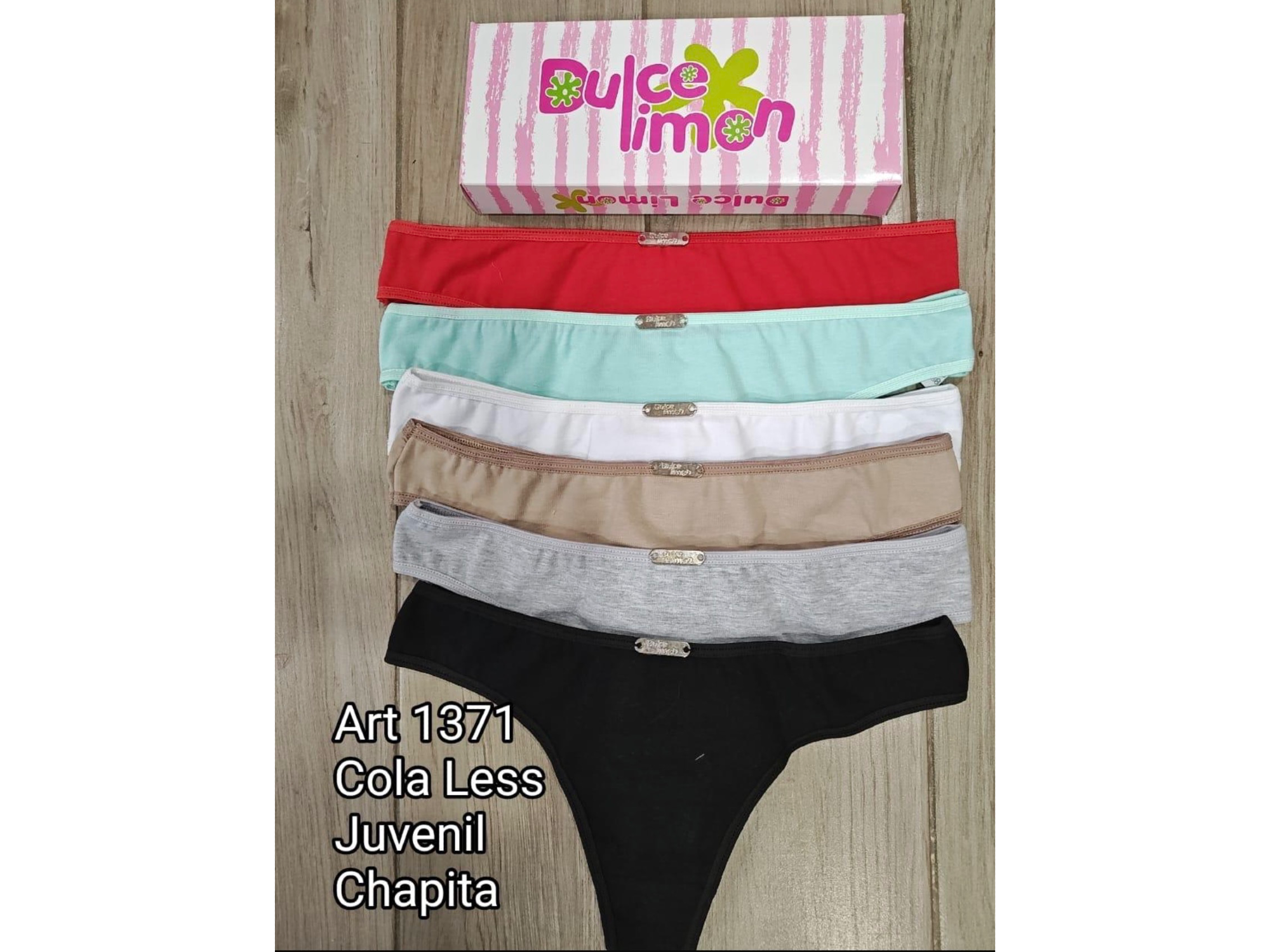 DULCE LIMÓN Art 1271 Colales algodón con chapita