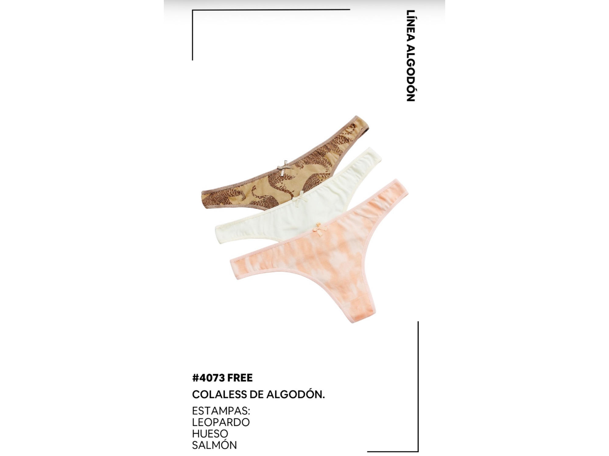 Art4073 FREE packx3 Colales algodón especial estampado