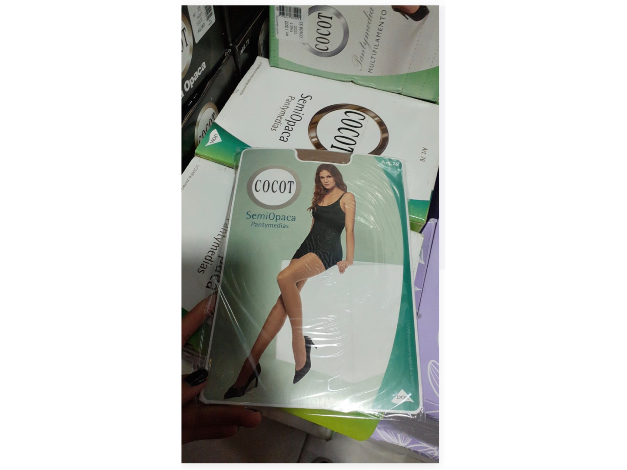Art 76 Cancan lycra color negro
