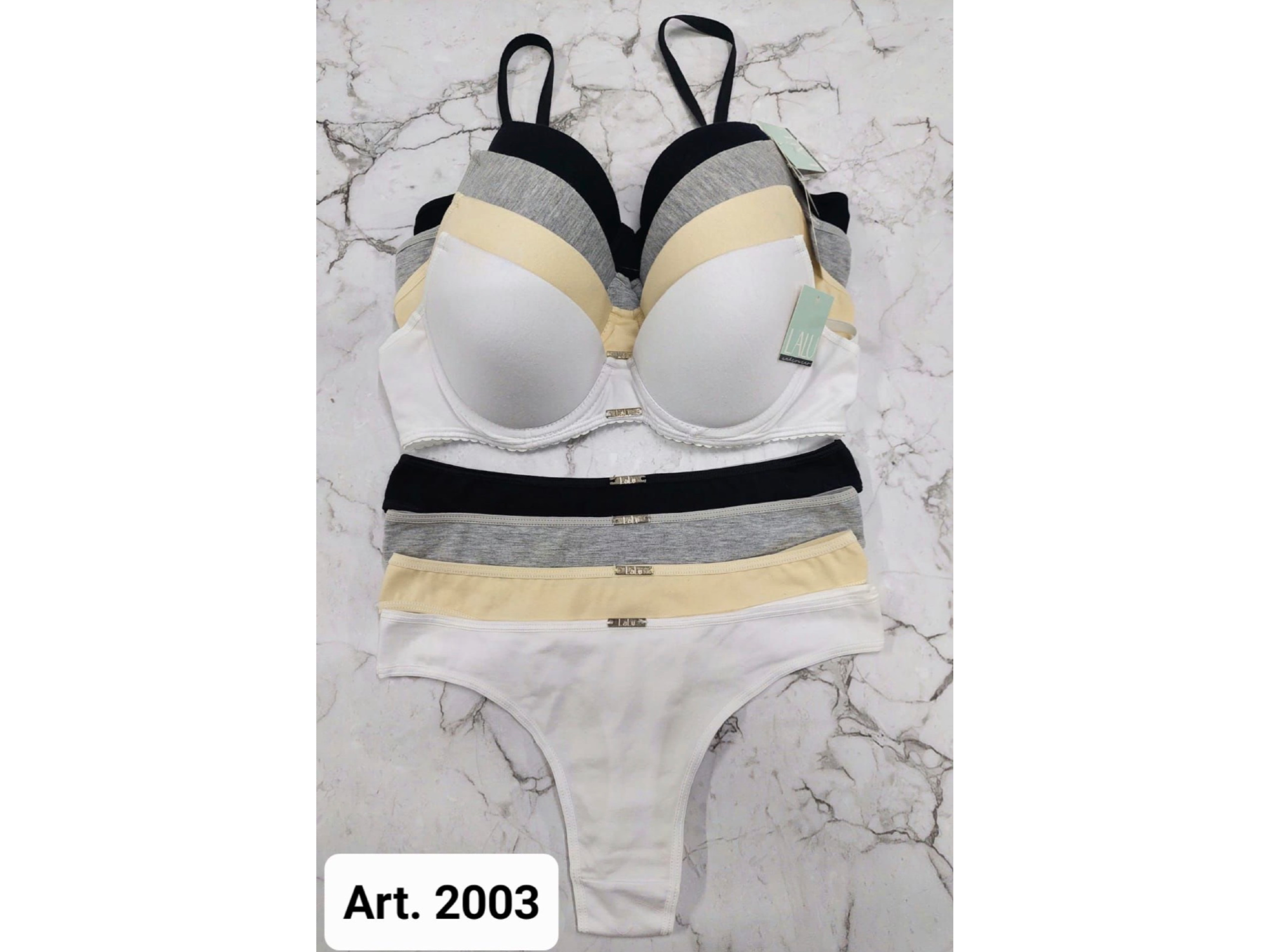 LALU- Art 2003 Conjunto soft base de algodón CALIDAD PREMIUN