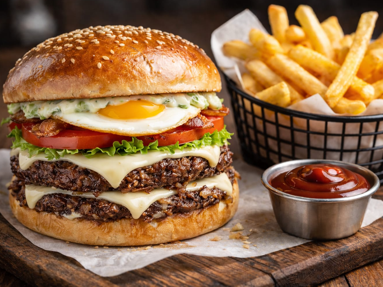 ARGENTA DOBLE CON PAPAS