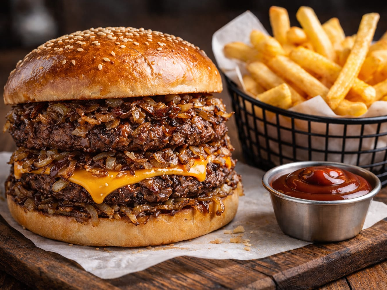 OKLAHOMA DOBLE CON PAPAS