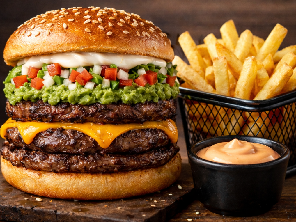 MEXICANA DOBLE CON PAPAS