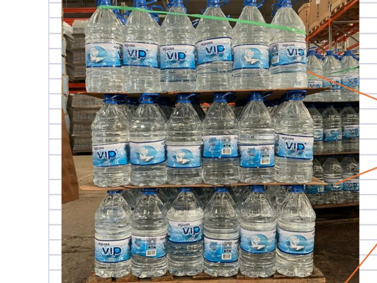 Pallet Bidon 6 litros