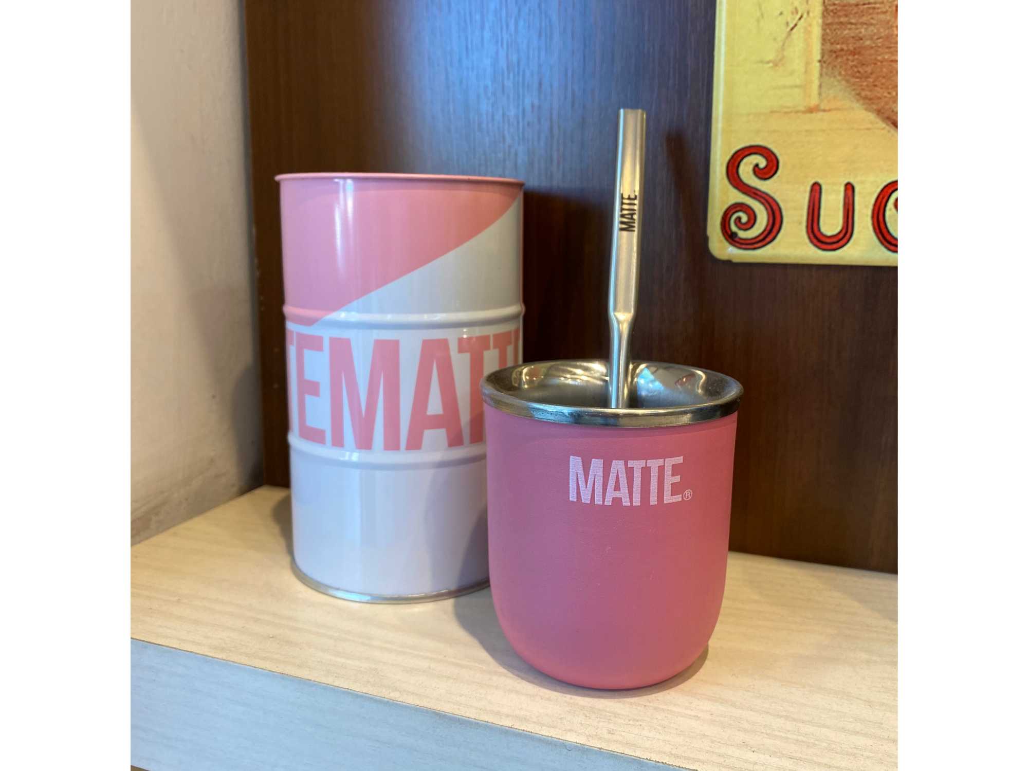 Mate + bombilla + tambero