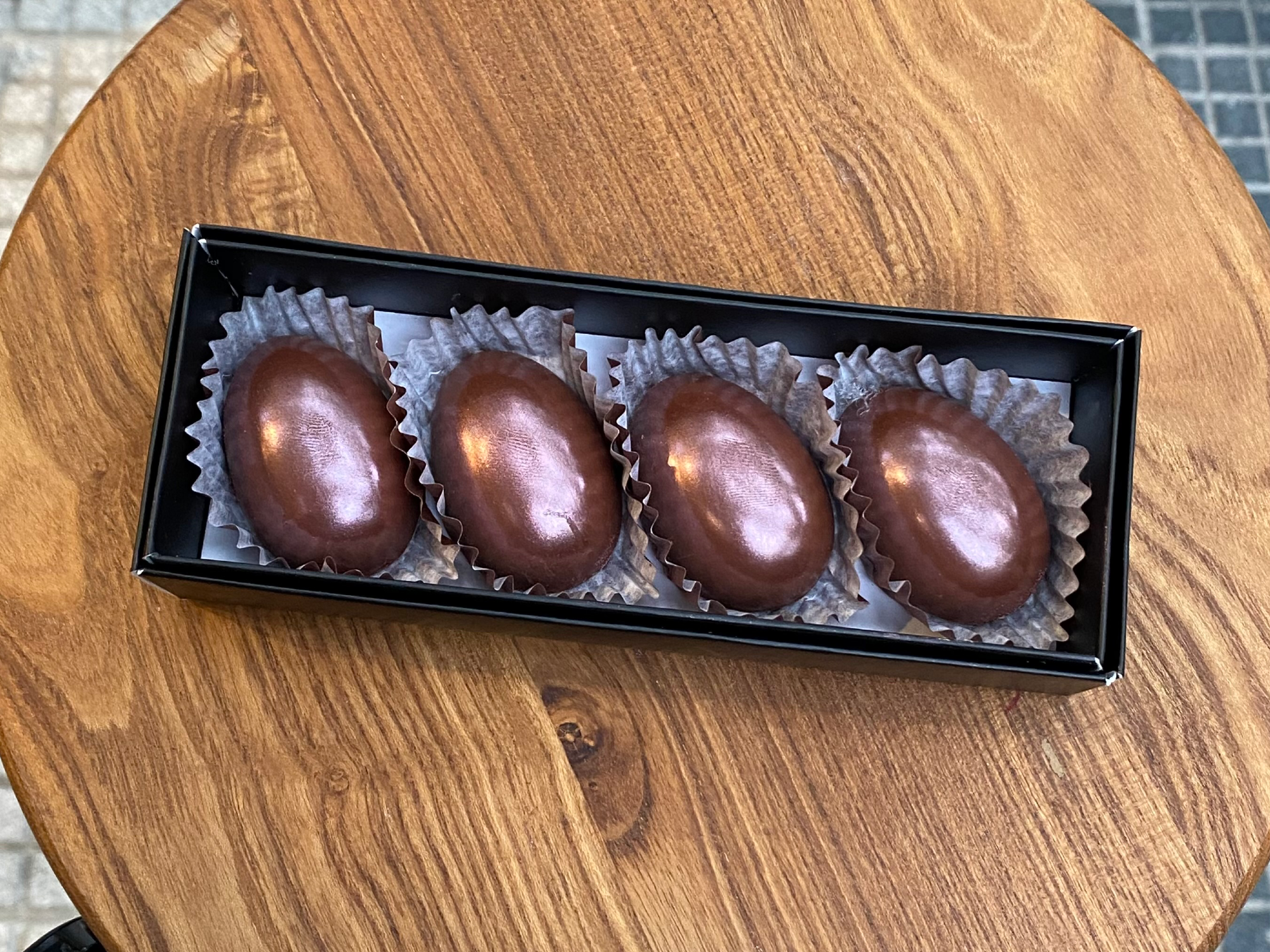 Caja x 4 huevos dulce de leche