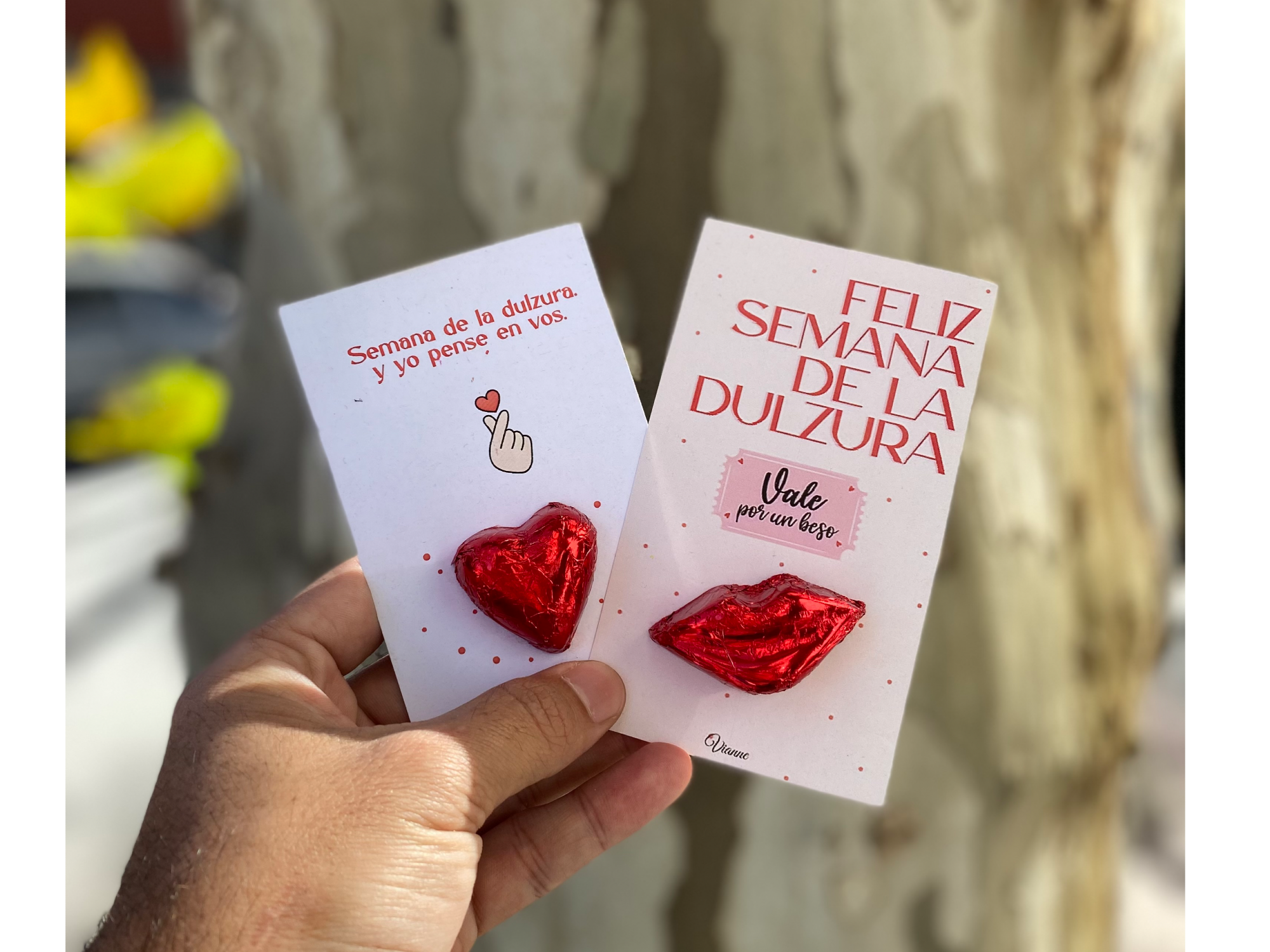 Tarjeta bombón