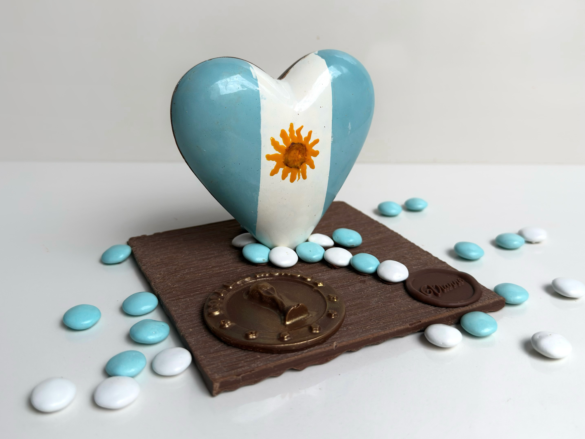 corazon 3D chico + base