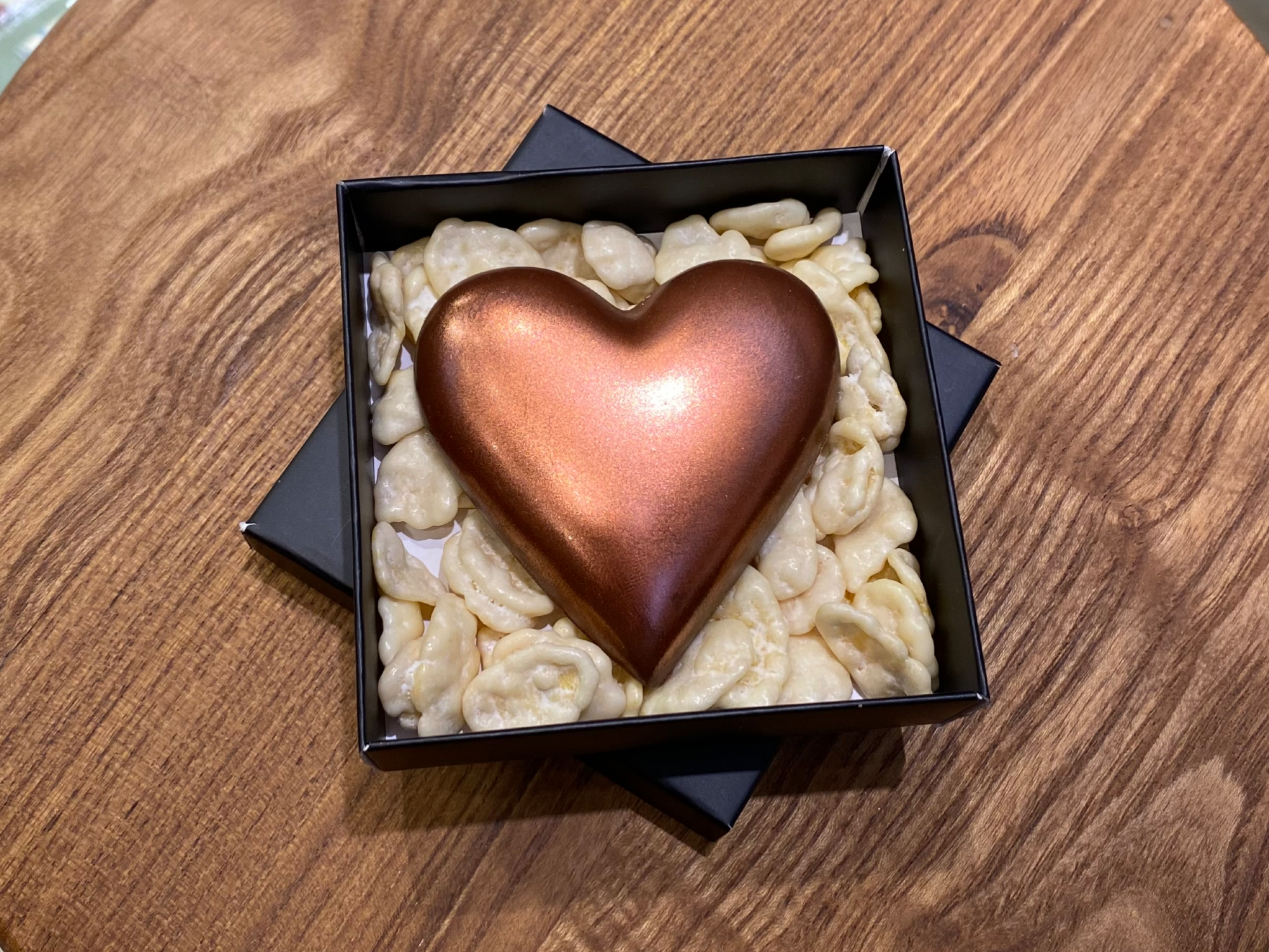 Corazón dulce de leche