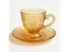 Taza + plato labrado