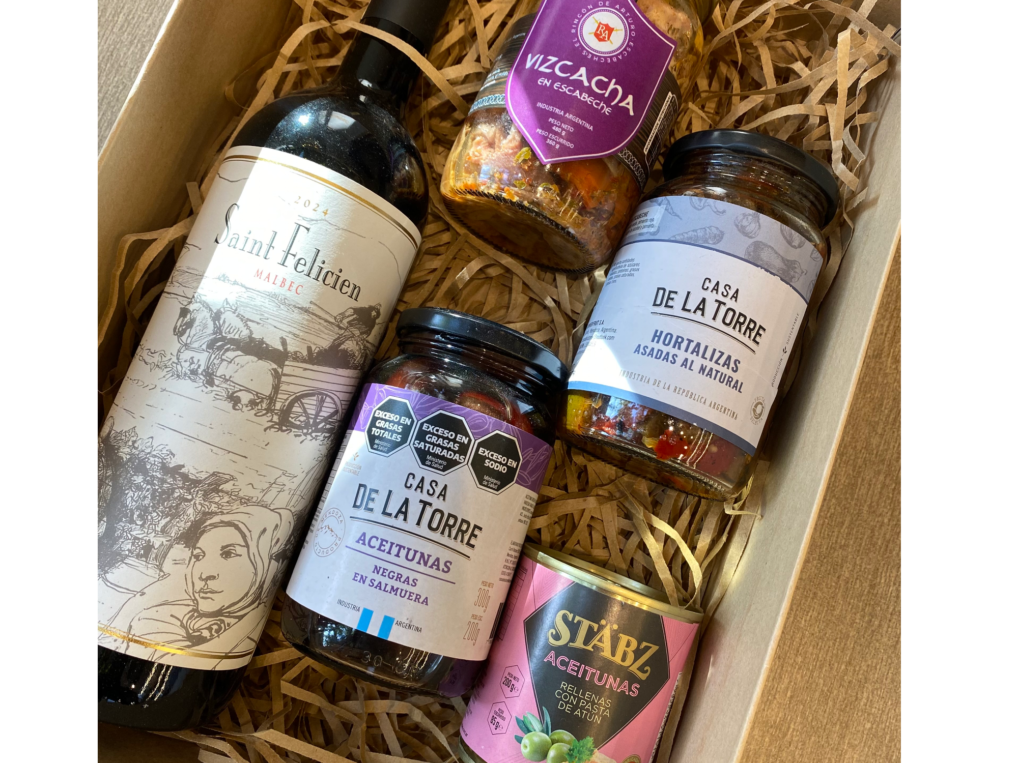 Gourmet wine box