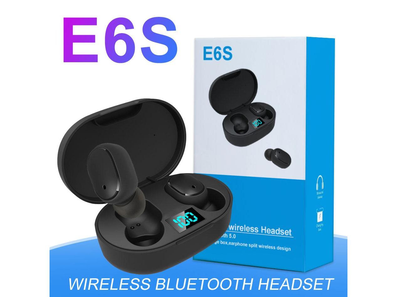 Auricular inalambrico E6S con Visor de carga