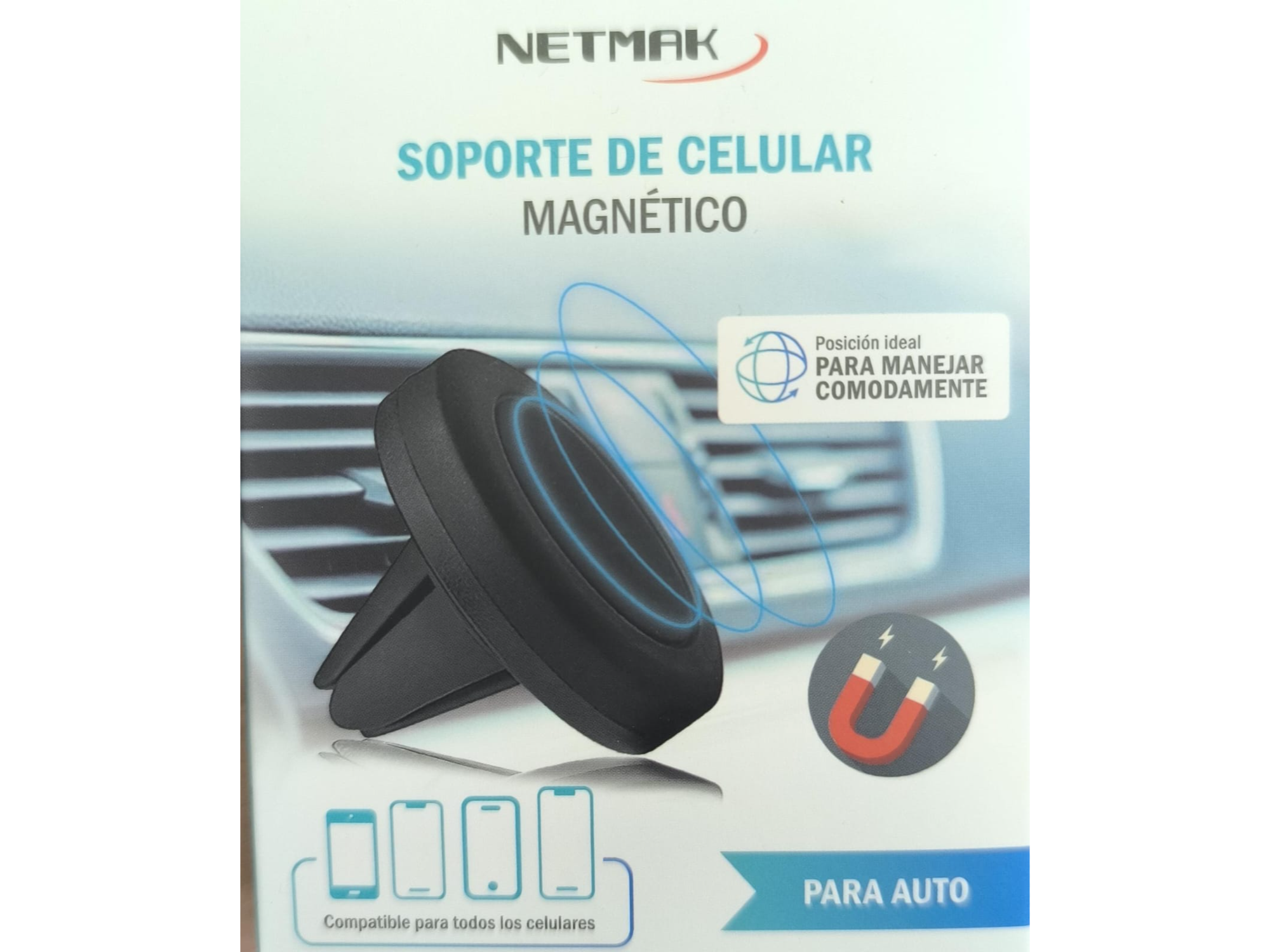 Soporte para la rejilla de ventilacion Netmak