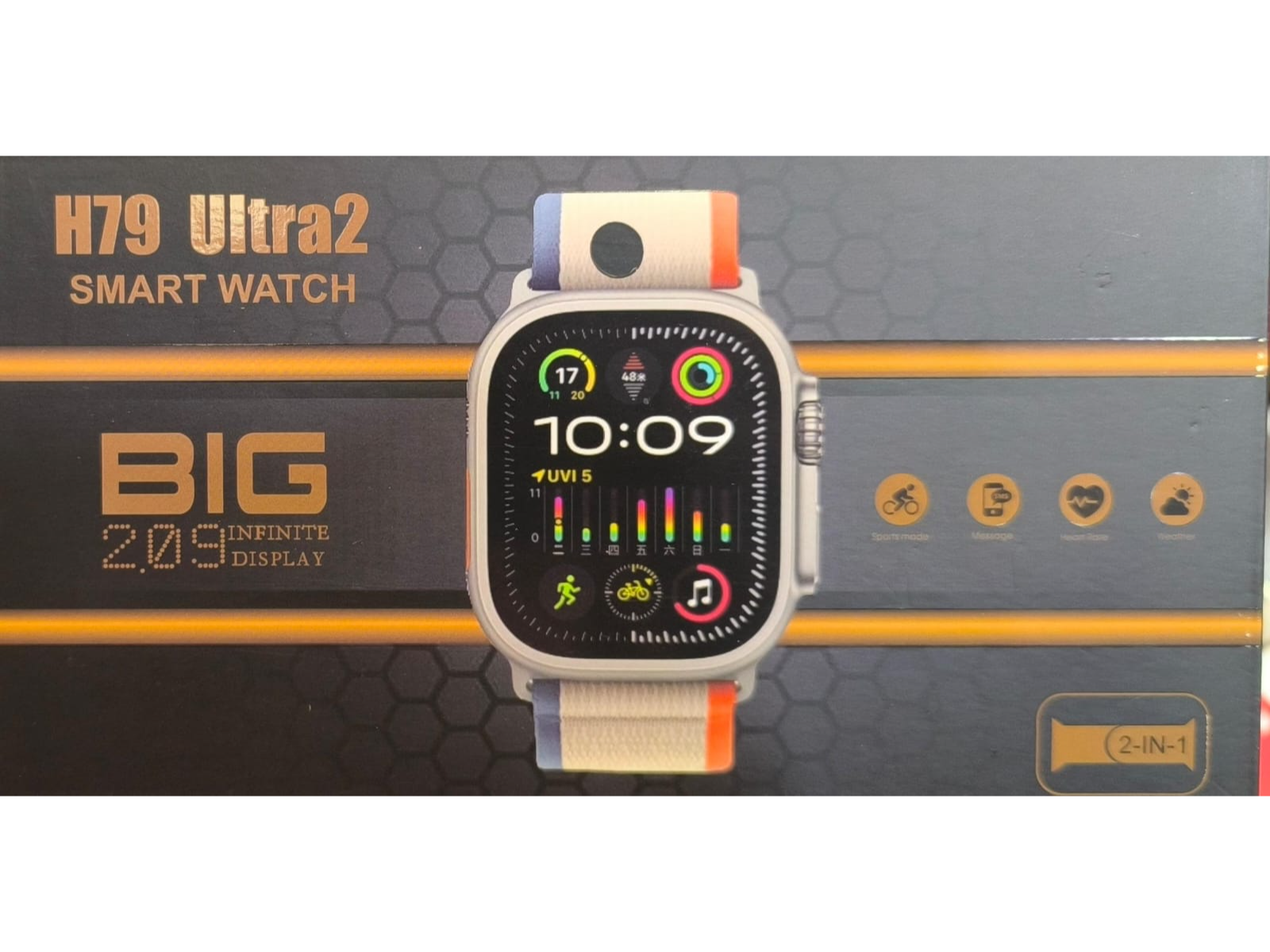 Reloj con dos mallas