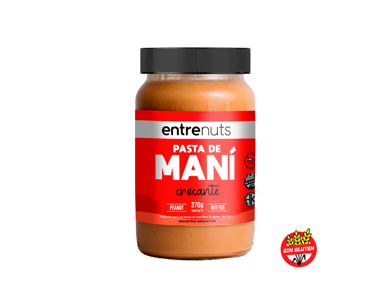 Pasta de Maní Crocante ENTRENUTS