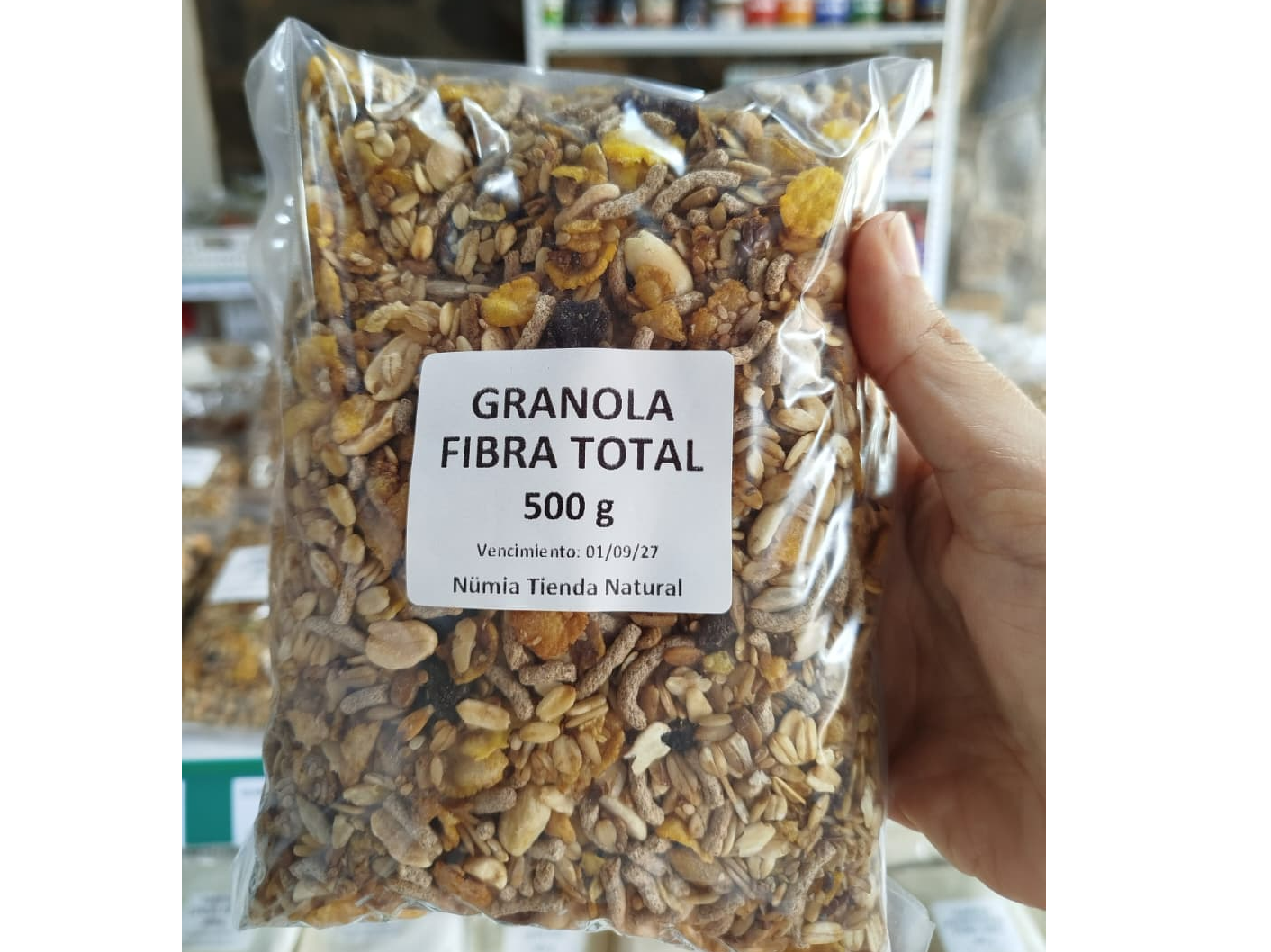 Granola Fibra Total de Nümia Tienda Natural