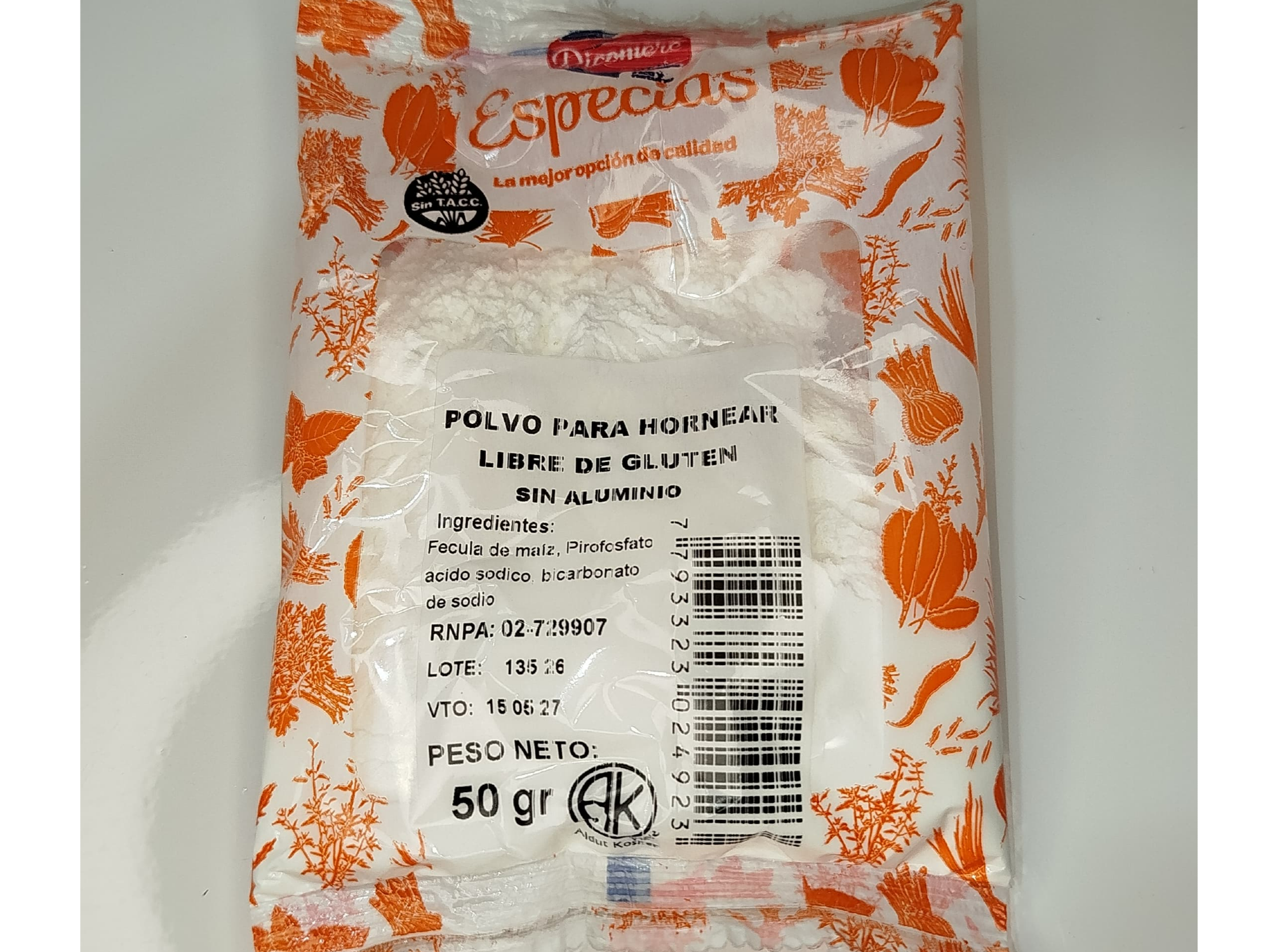 Polvo de hornear DICOMERE 50g