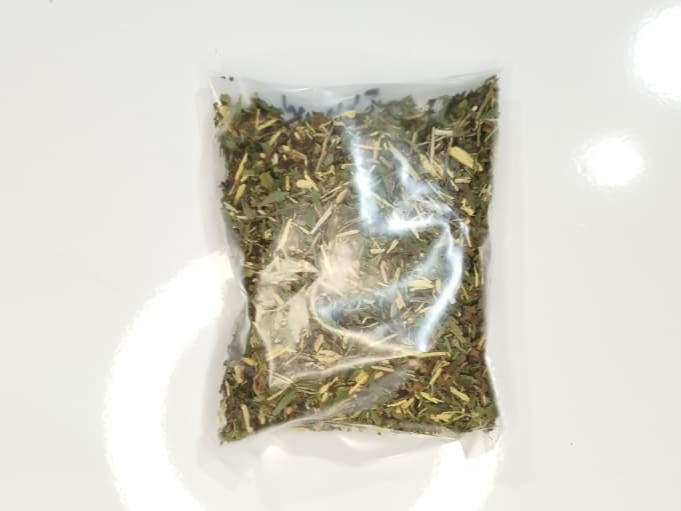 Menta tallo y hoja