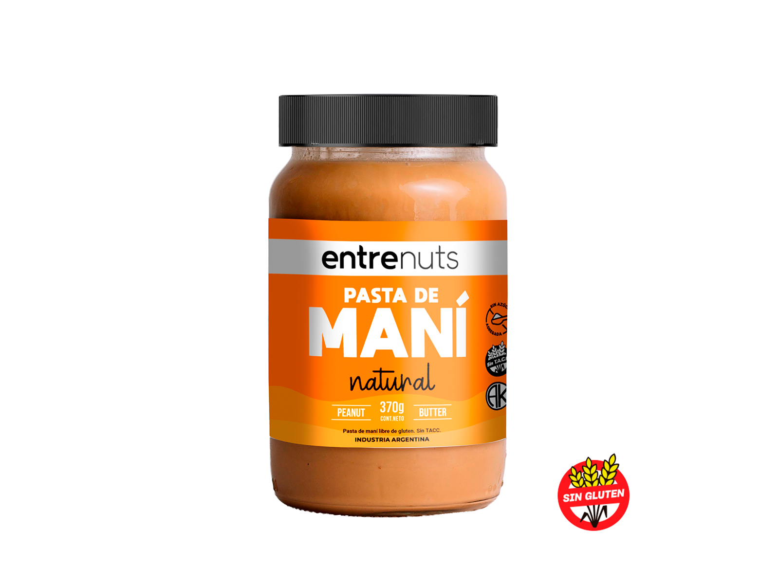 Pasta de maní Natural ENTRENUTS
