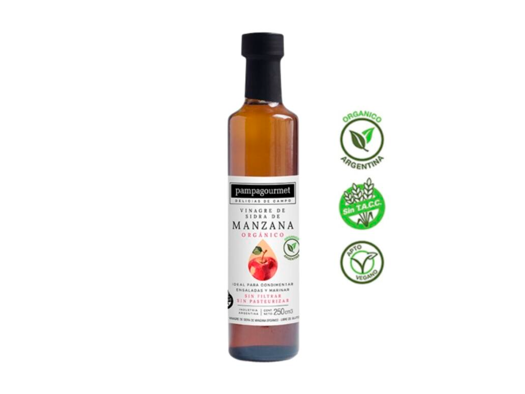 Vinagre de Sidra de Manzana x 250ml - PAMPA GOURMET