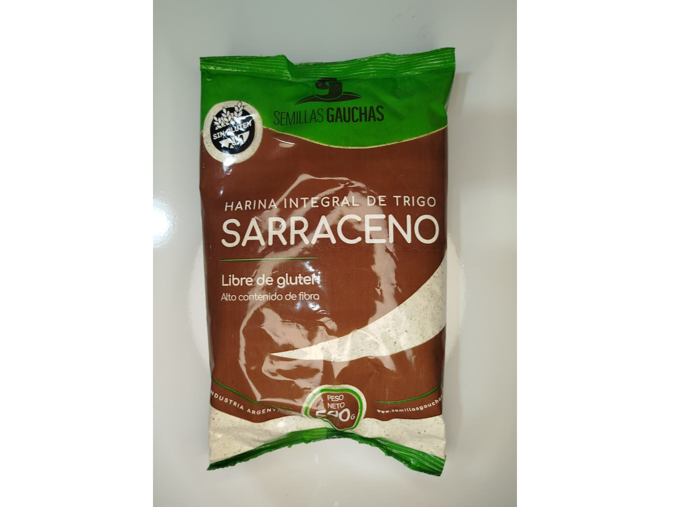 Harina integral de trigo sarraceno SIN TACC x 500g - SEMILLAS GAUCHAS