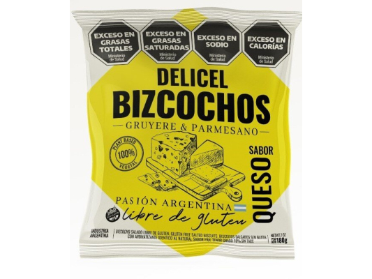 Bizcochos sabor Queso DELICEL