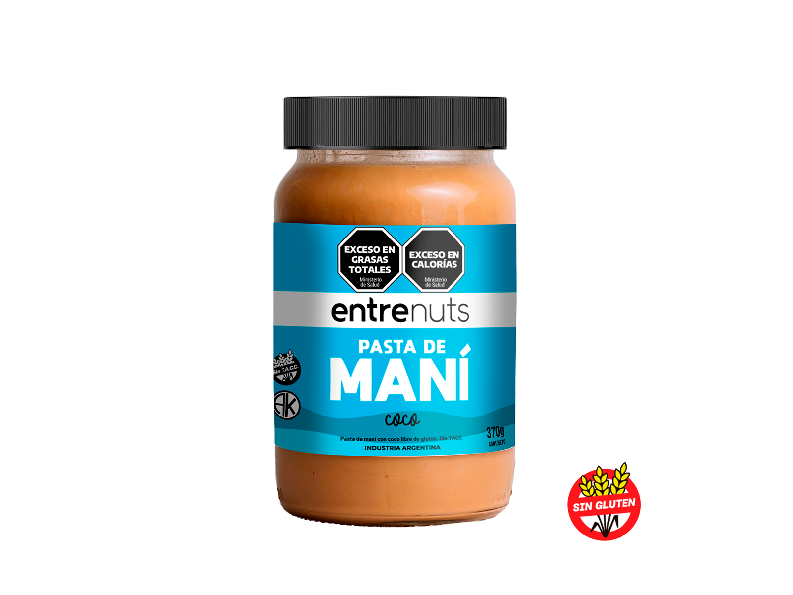 Pasta Maní sabor Coco ENTRENUTS
