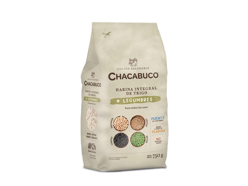 Harina Integral + Legumbres x 750g - CHACABUCO