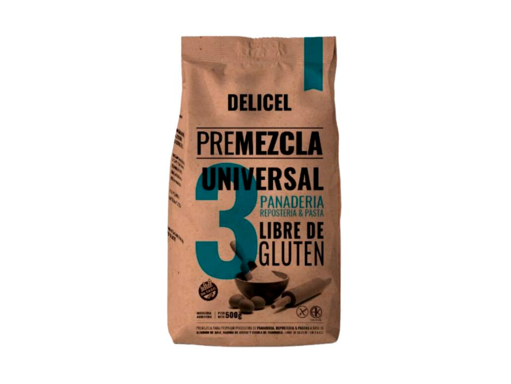 Premezcla Universal Panaderia Reposteria & Pasta x 500g - DELICEL