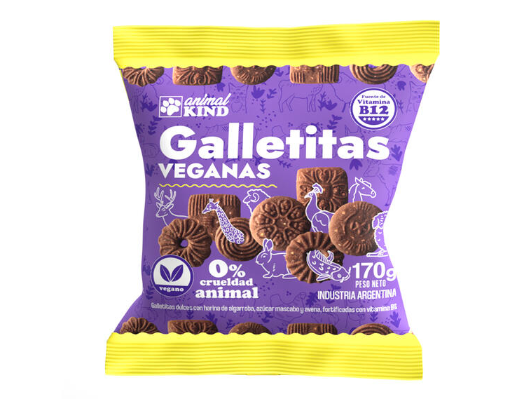 Galletitas Veganas de Chocolate x 170g - ANIMAL KIND