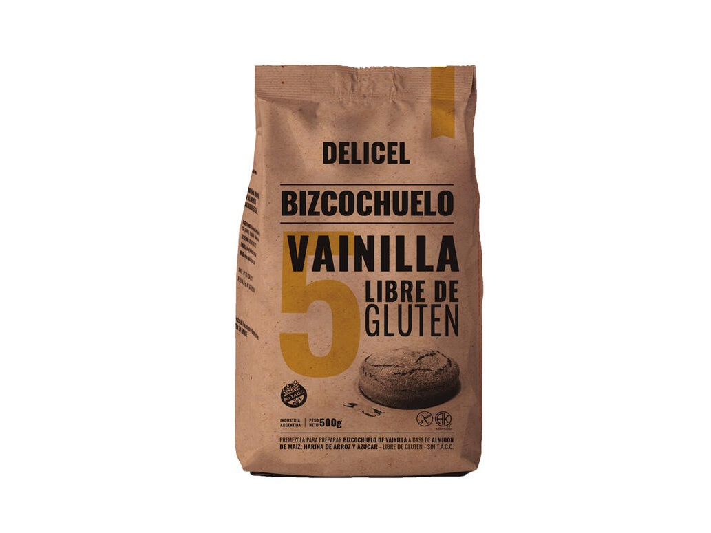 Premezcla de Bizcochuelo de Vainilla x 500g DELICEL