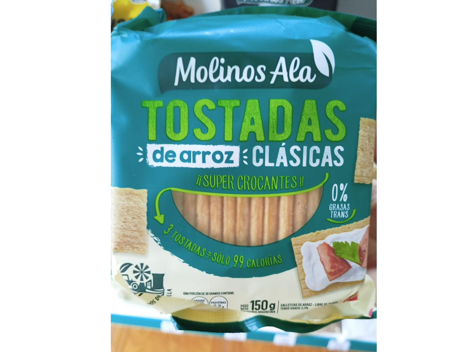 Tostadas de arroz x 150g Molinos Ala