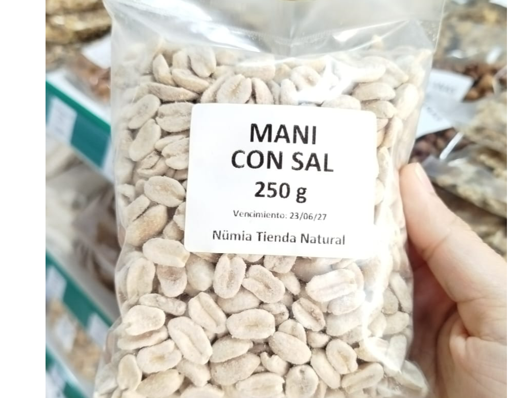 Mani tostado con Sal 250g