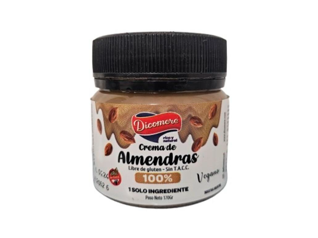 Crema de Almendras 100% x 170g - DICOMERE