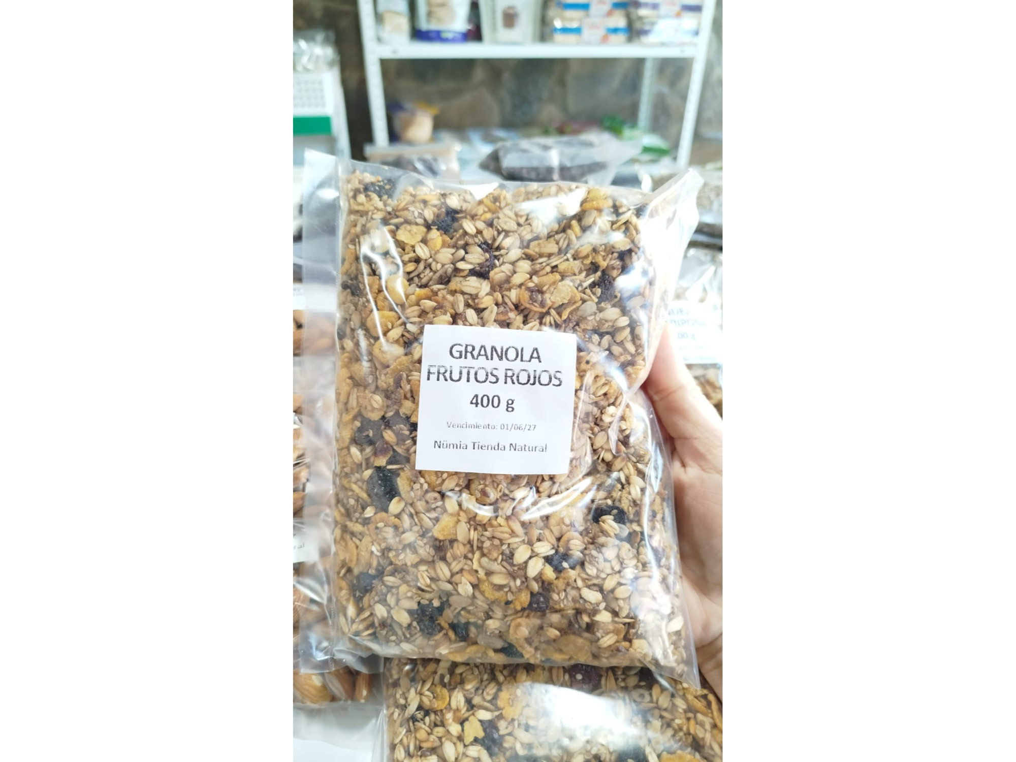 Granola de Frutos Rojos