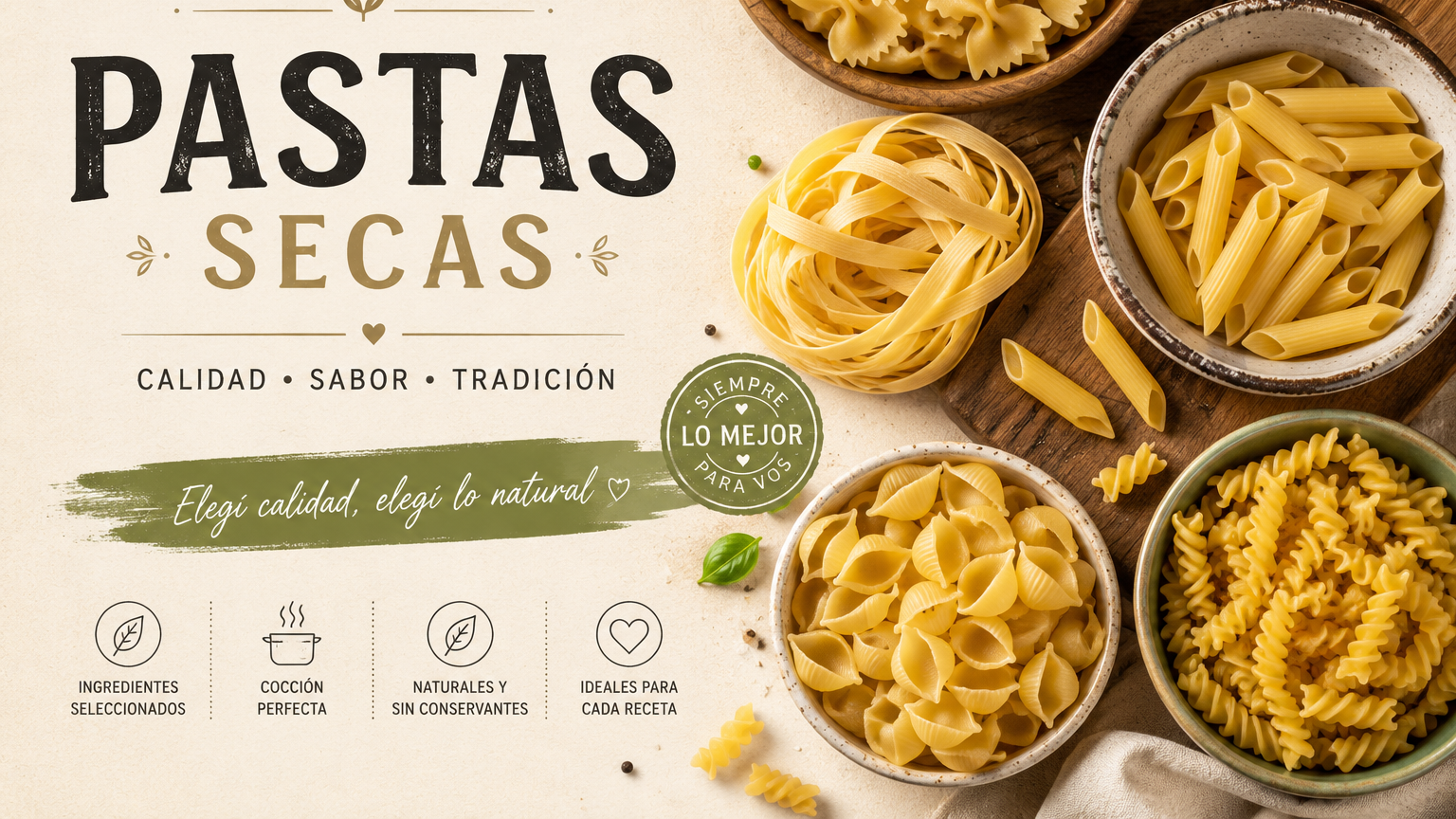 PASTAS SECAS SIN TACC