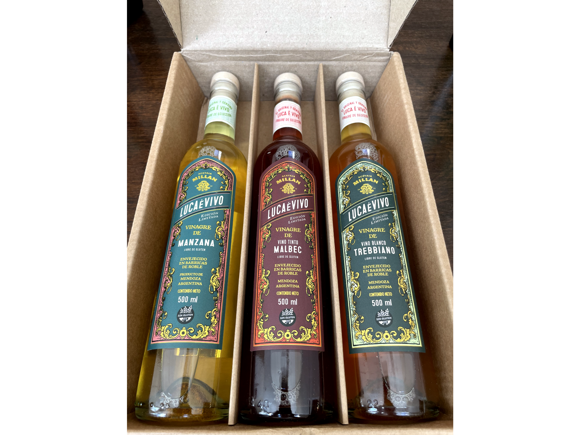 VINAGRES CAJA X 3 UNIDADES