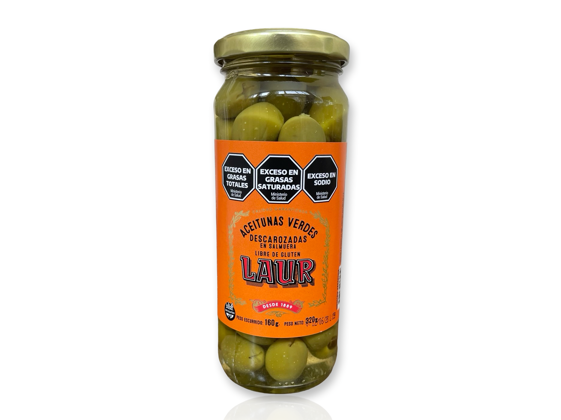 ACEITUNAS VERDES DESCAROZADAS 160 G