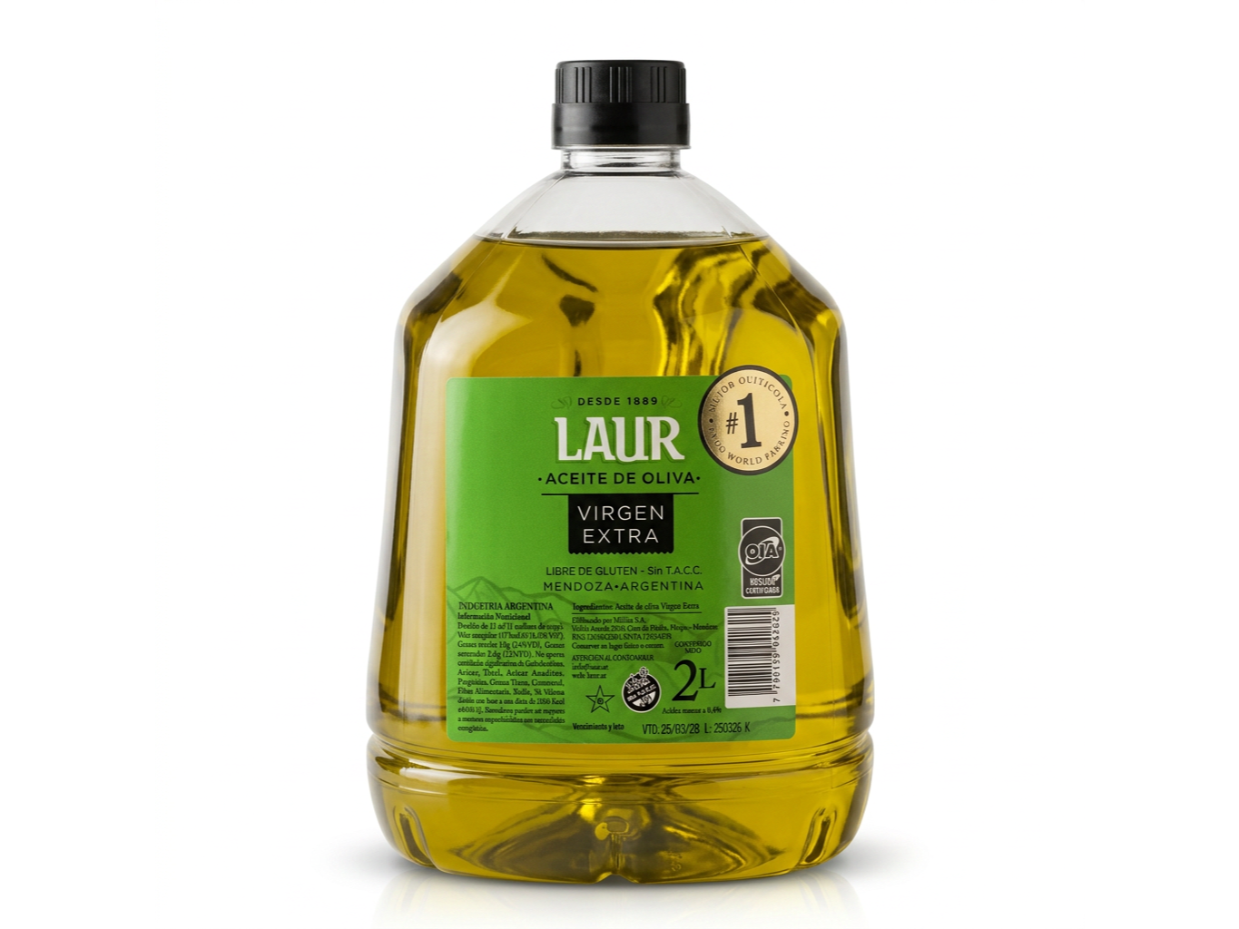 Aceite de Oliva LAUR VIRGEN EXTRA 2L