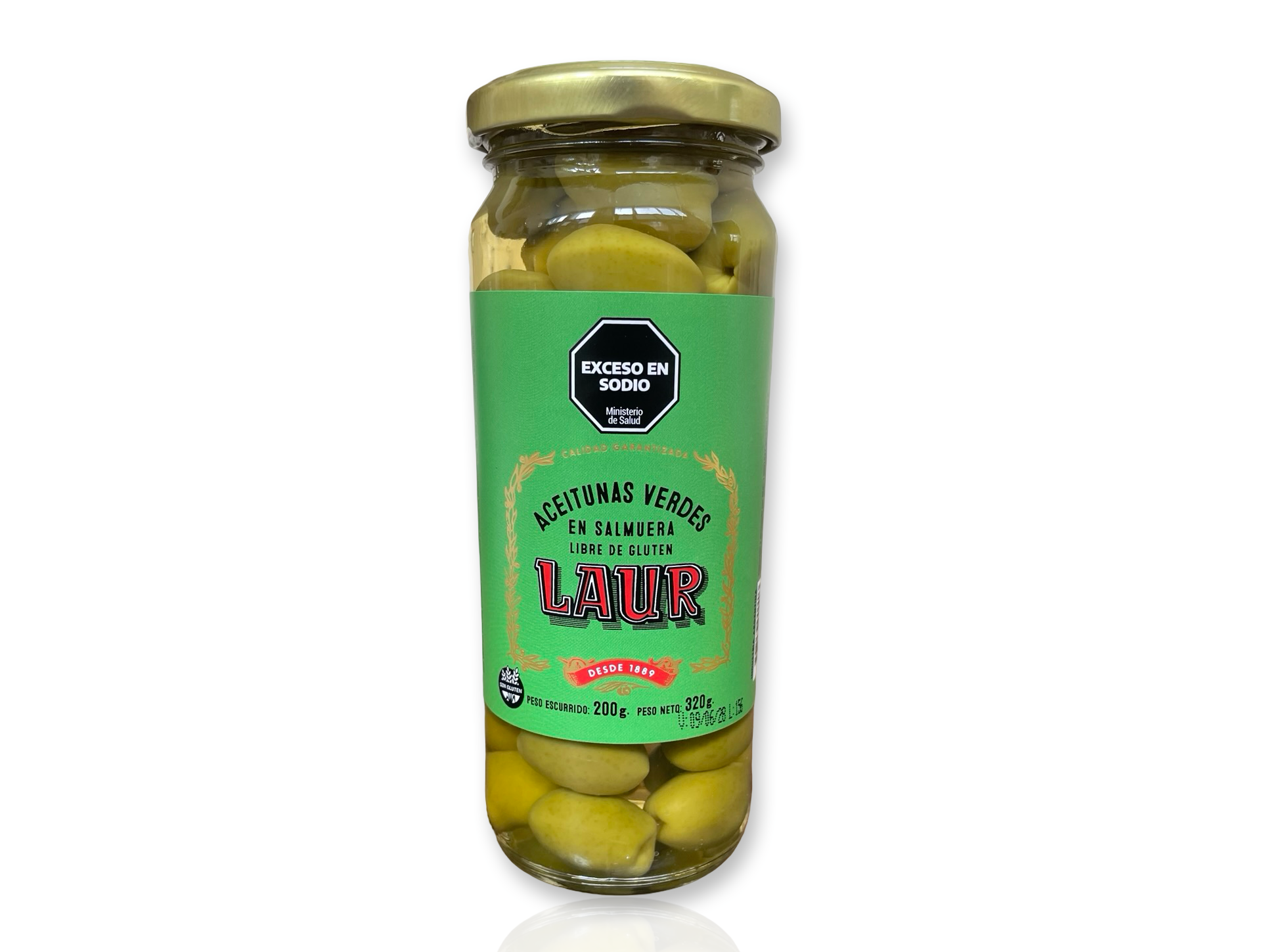 ACEITUNAS VERDES GRANDES 200 G