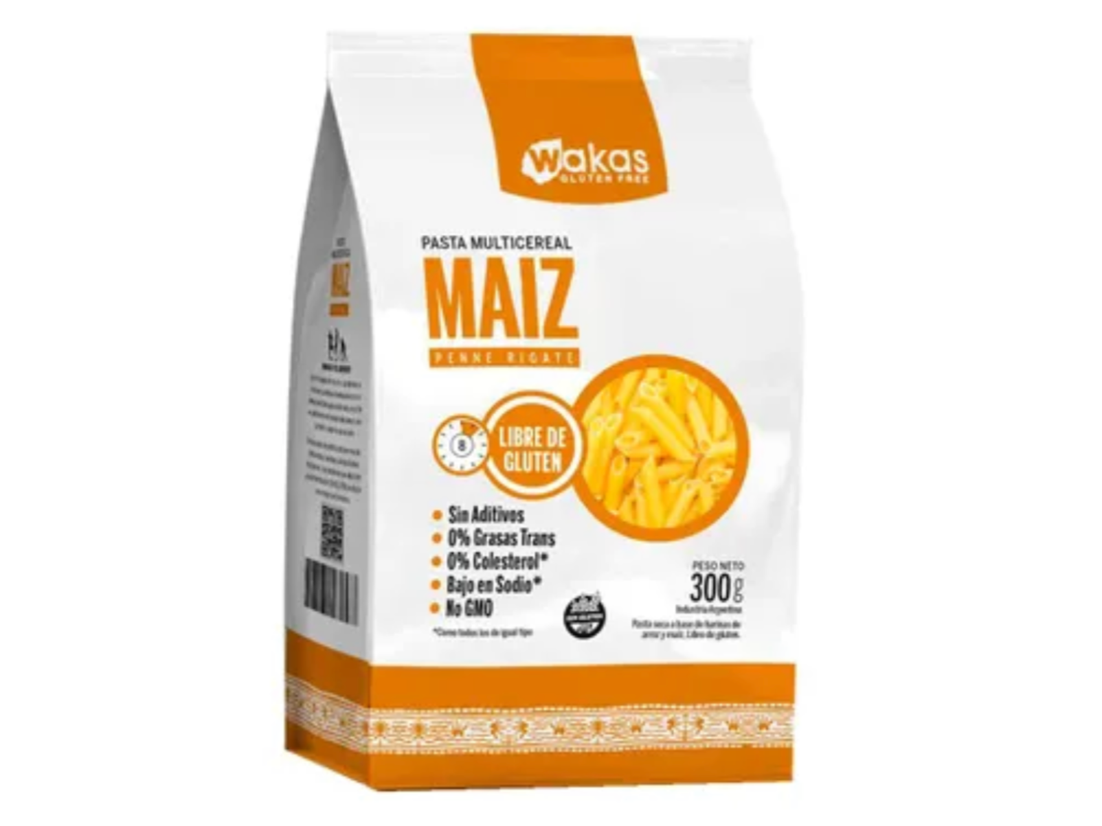 PENNE RIGATE MAIZ WAKAS SIN TACC